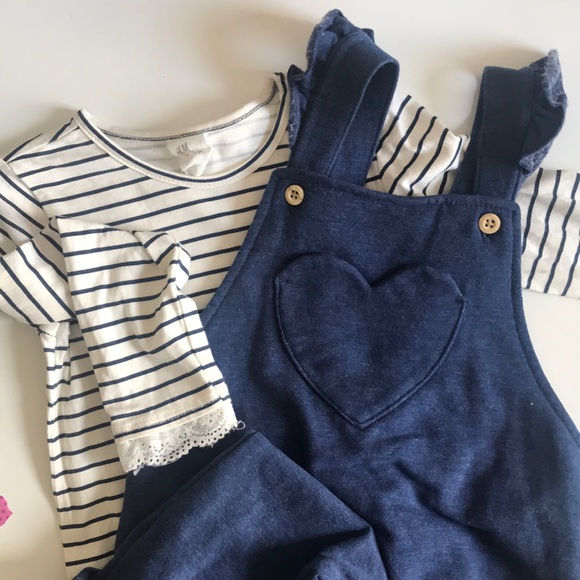 H&M Other - H&M baby fleece lined overall cotton/poly 18-24m